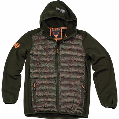 Chaqueta Workshell acolchada de estampado camuflaje WORKTEAM Sport S8550 (1/2)