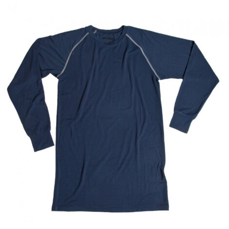 Camiseta bicolor Cotton Comfort de manga larga