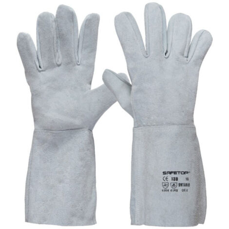 Guante de soldador largo SAFETOP válido para TIG Ontario 9