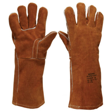 12 pares de Guantes de Soldador Maine (Talla 10)