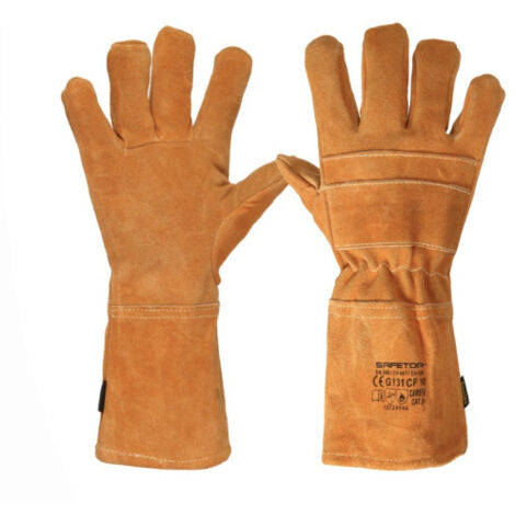 Guante de soldador de alta gama SAFETOP piel serraje Camden