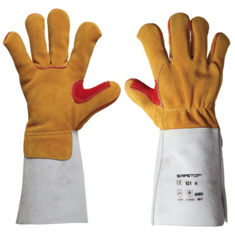 Guantes de soldador SAFETOP con refuerzo en pulgar Acadia