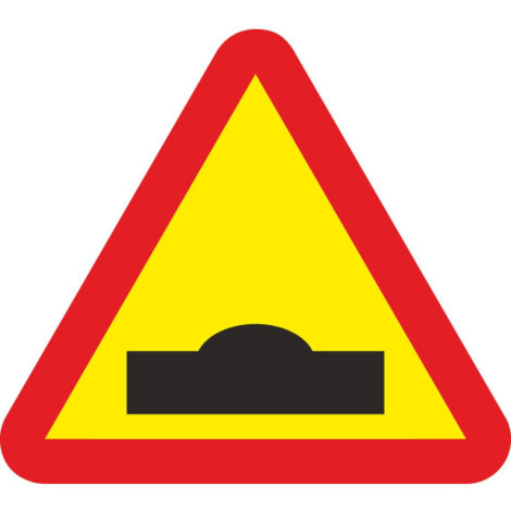 Señal Vial 700X700Mm Metalica Resalto V11005