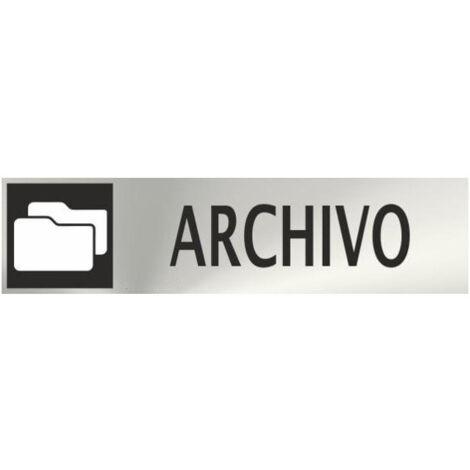 Informativa Archivo Acero Inoxidable Adhesivo de 0'8mm 50 x 200 mm (1/2)