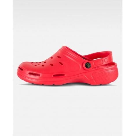 Zueco unisex económico SERVICIOS en plástico EVA WORKTEAM P2008 36 Rojo