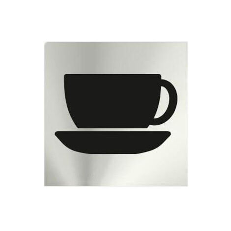 Señal 120X120Mm Inox Adh Cafeteria Rd727016