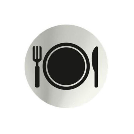 Señal Ø 70Mm Inox Adh Restaurante Rd797018