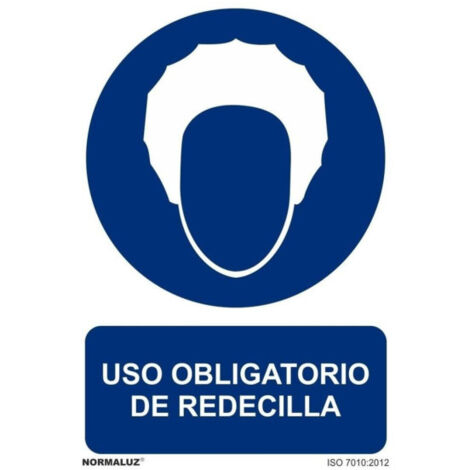 Señal 210X300Mm Pvc Uso Obligatorio De Redecilla Rd20031