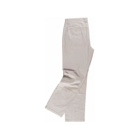 Pantalón básico recto 100% algodón WORKTEAM B4020 58 Beige (1/3)