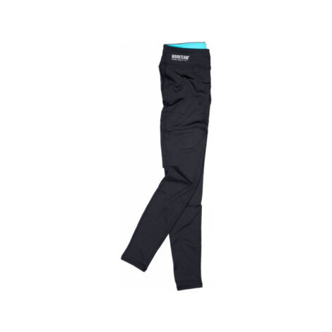 Leggin tobilleras de cintura alta reforzada de interior WORKTEAM Sport M Negro+Turquesa (1/3)