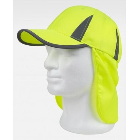Gorra de alta visibilidad con protector de nuca WORKTEAM WFA904