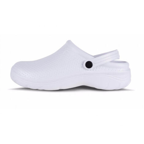 Zueco sanitario anatómico con cámara ortopédica WORKTEAM P2006 40/41 Blanco