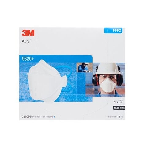 Mascarillas FFP3 3M 9330+ (pack ahorro 20 uds)