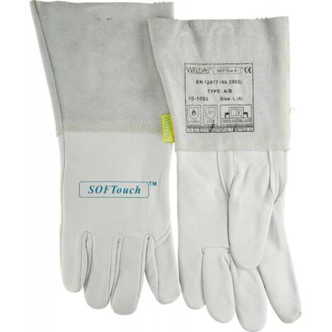 Guantes de soldadura cuero Talla L 1Paar WELDAS