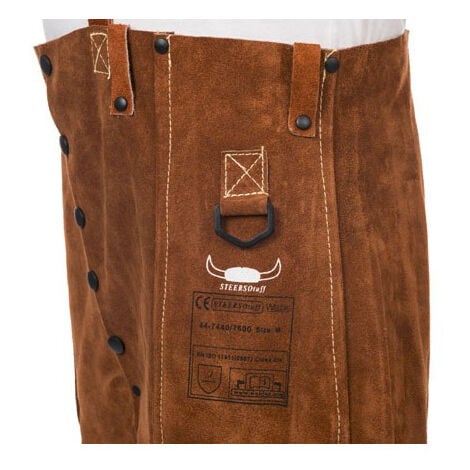 Pantalón para soldadura WELDAS con dorso cerrado Lava Brown XL