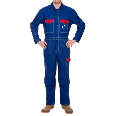 Buzo de protección para soldador azul WELDAS Fire Fox L (1/3)