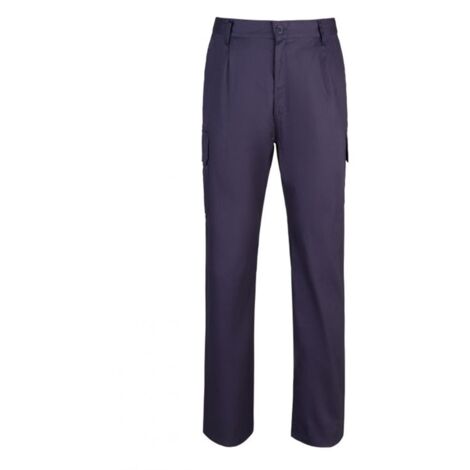 Pantalón 100% Algodón Multibolsillos Azul Marino 56 (1/5)