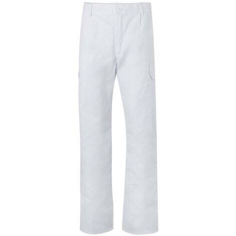 Pantalon sarga multib blanco