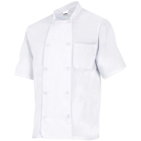 Chaqueta De Cocina Manga Corta Blanco 54