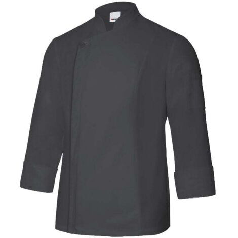 Chaqueta de cocina manga larga con cremallera oculta VELILLA Serie 405202TC