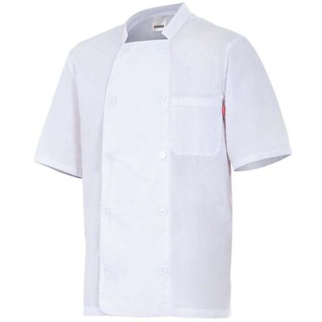 Chaqueta De Cocina Manga Corta Blanco XS