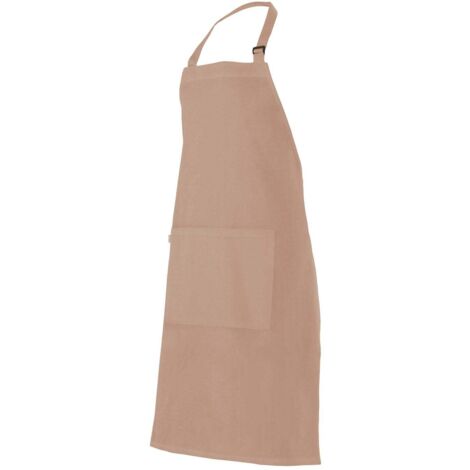 Delantal Peto Con Bolsillo BEIGE U