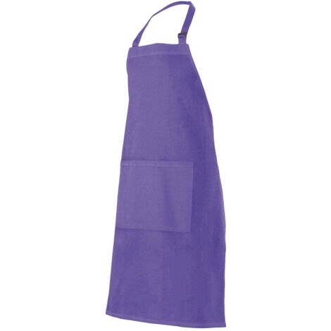 Delantal Peto Con Bolsillo MORADO U