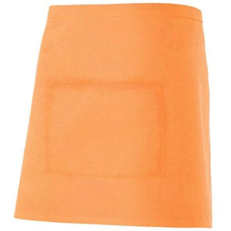 Delantal Corto Con Bolsillo NARANJA CLARO U