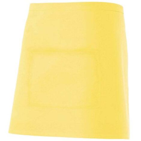 Delantal Corto Con Bolsillo AMARILLO CLARO U