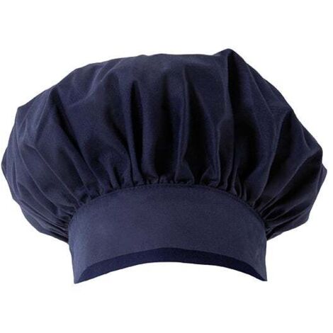 Gorro francés de cocinero con frunce VELILLA Serie 404001 Azul marino
