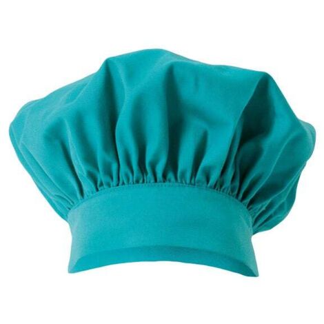Gorro francés de cocinero con frunce VELILLA Serie 404001 Turquesa claro