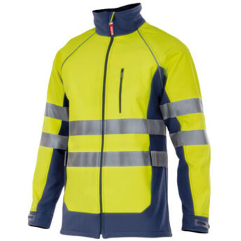 CHAQUETA SOFTSHELL ALTA VISIBILIDAD BICOLOR T S - P30600170S