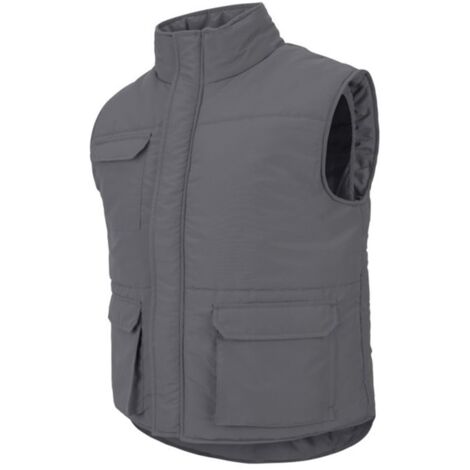 Chaleco acolchado multibolsillos con cortavientos en sisa VELILLA Serie 205901 (1/5)