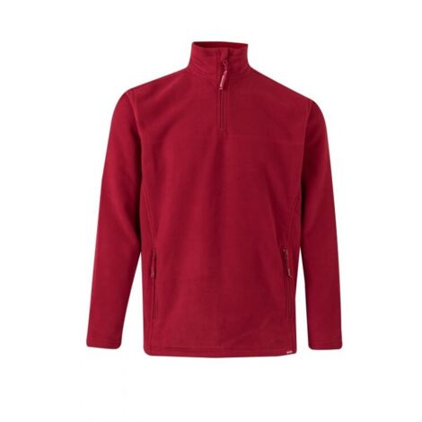 JERSEY POLAR VERMAN CUELLO CREMALLERA VARIOS COLORES TALLA S-XXL COLOR ROPA COLOR ROJO TALLA XL