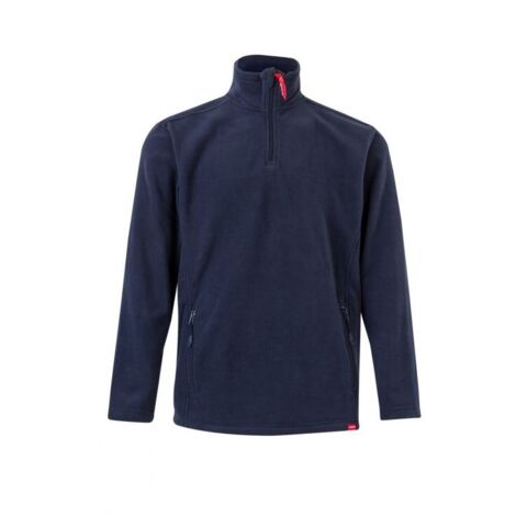 jersey polar verman cuello cremallera varios colores talla s-xxl color ropa azul marino talla s