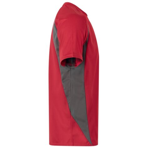 Camiseta Técnica Bicolor ROJO/GRIS 3XL