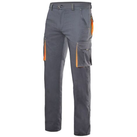 Pantalón stretch bicolor multibolsillos Serie 103008S