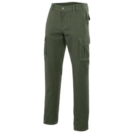 Pantalón Multibolsillos VERDE CAZA 54