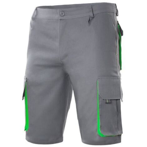 Bermuda de trabajo Velilla 103007 - 54 (EU) - Verde / Gris