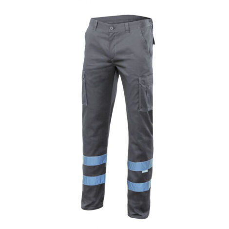 Pantalón stretch multibolsillos con cintas reflectantes en el bajo VELILLA Serie 103014S (1/2)