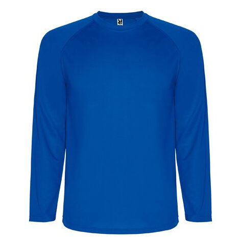 Camiseta técnica transpirable de manga larga ranglán MONTECARLO L/S ROLY 8 Royal