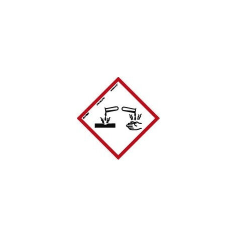 Señal 150x150mm vinilo adh producto quÍm. corrosivo rd44603