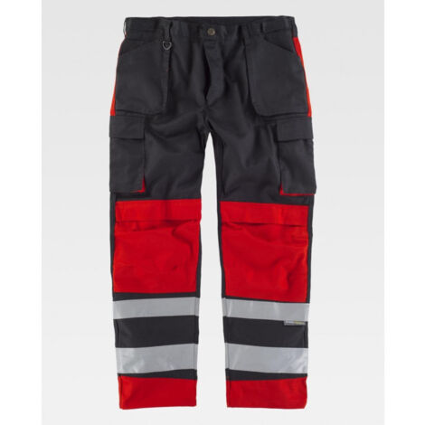 Pantalón de alta visibilidad para usar con rodilleras WORKTEAM Combi C2914 (1/2)