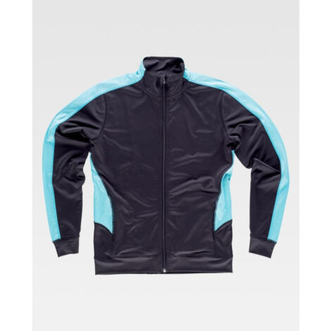 Chaqueta sport combinada de cuello alto para mujer WORKTEAM S7551 (1/2)
