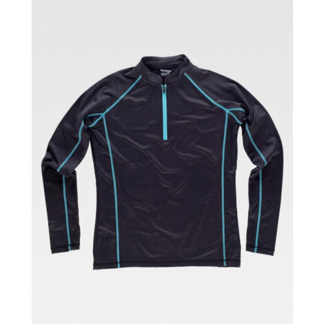 Sudadera sport de cuello mao para mujer WORKTEAM S7555 (1/2)