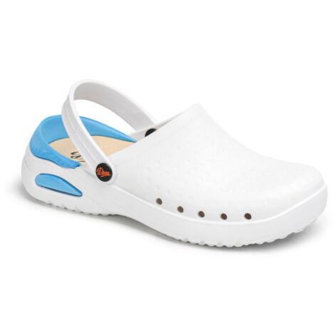 Zueco de sanidad ultraligero con tratamiento virucida estampados EVA SOFT 38 Blanco