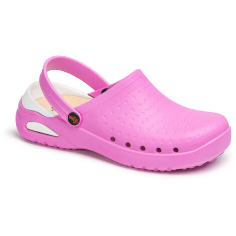 Zueco de sanidad ultraligero con tratamiento virucida estampados EVA SOFT 36 Rosa