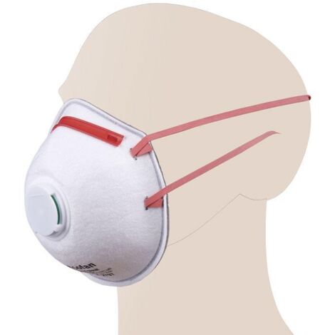 COFAN mascarilla protec. c/valvula ce ffp3 nr caja 10 unid.