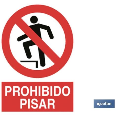 SEÑAL POLIESTIRENO 210X148MM.