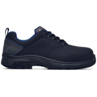Zapato de seguridad negro resistente al deslizamiento ESD Composite Toe resistente al aceite de combustible Shoes for Crews Pro 36 Negro